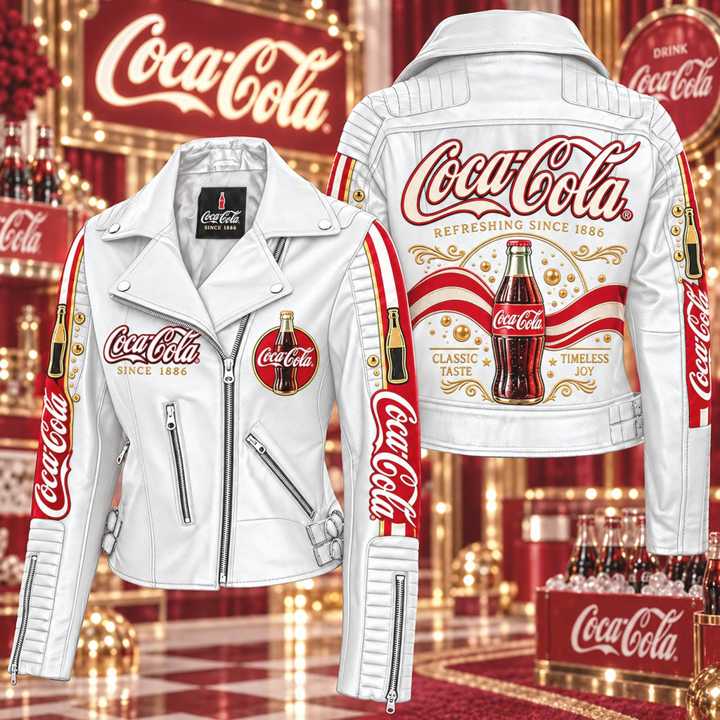 Women's Leather Moto Jacket TULT NTH COCA 2110263