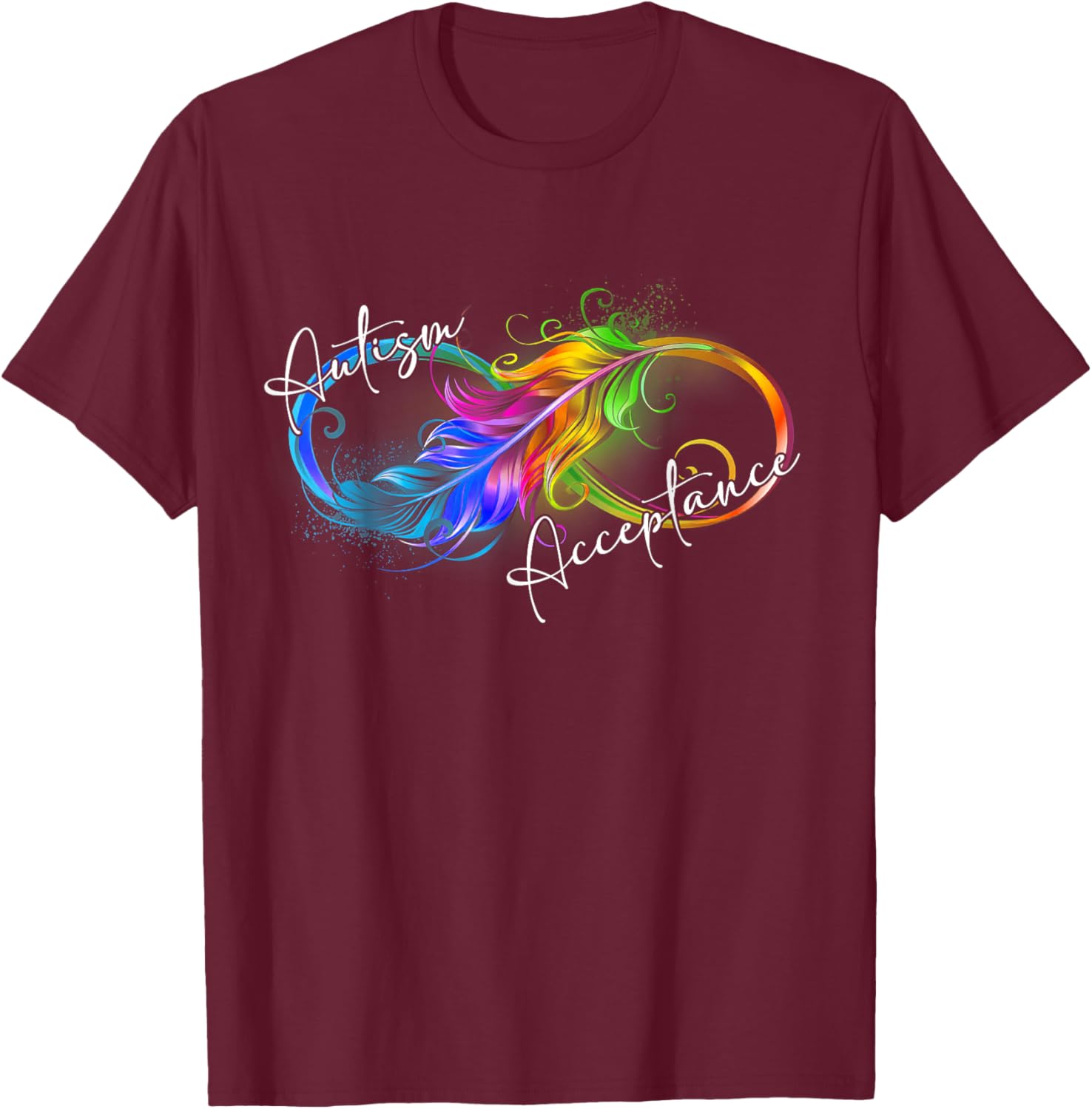 Autism Red Instead Infinity Symbol Autistic Acceptance