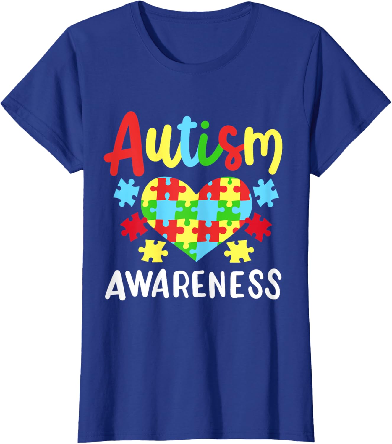 Autism Awareness T-Shirt, Small, Black