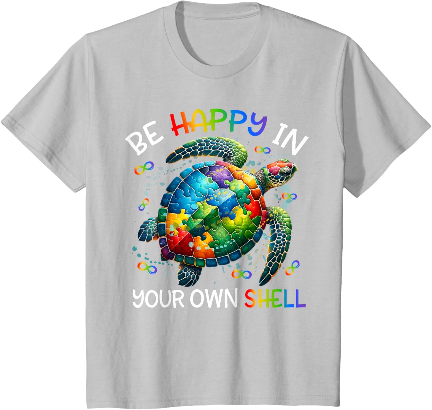 Puzzle Turtle Be Happy In Your Own Shell Autism Awareness
