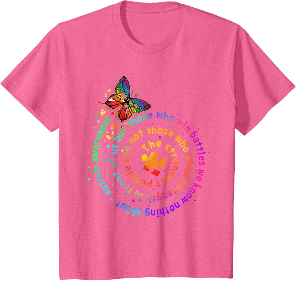 The Strongest People Butterfly Autism Awareness