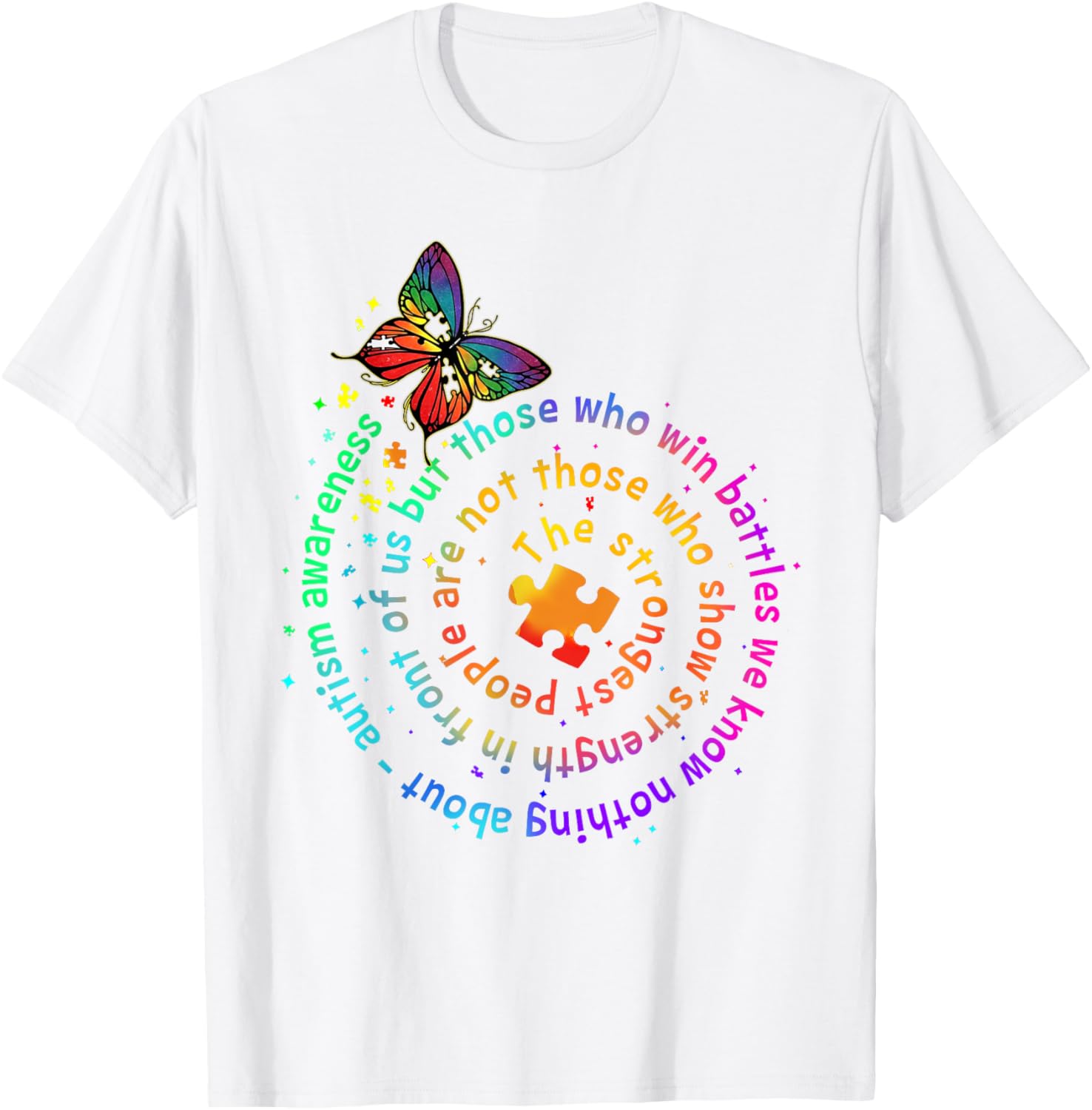 The Strongest People Butterfly Autism Awareness