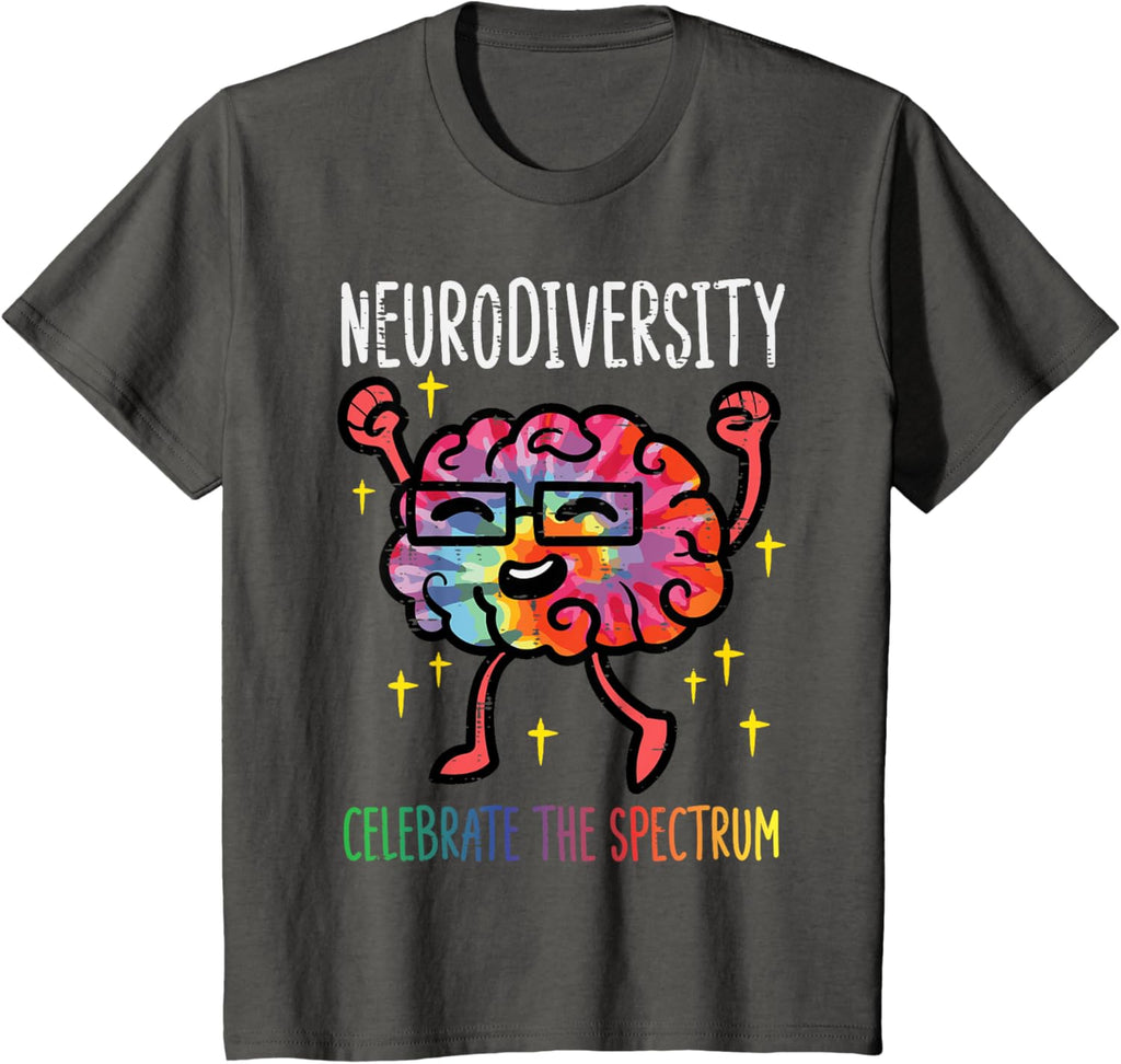 Neurodiversity Brain Autism Awareness ASD ADHD Men Women Kid