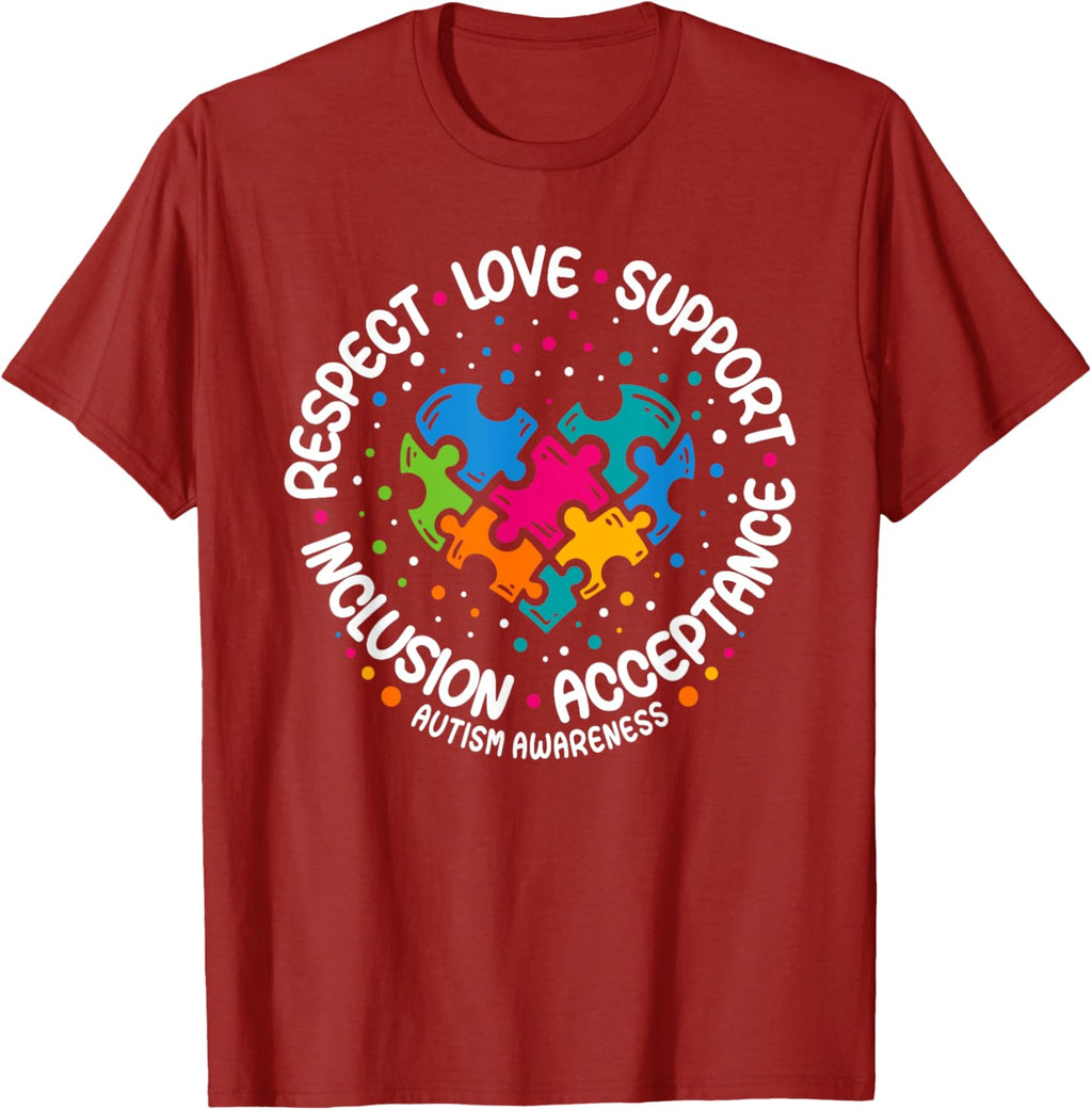 Autism Awareness Respect Love Support Blue Autism