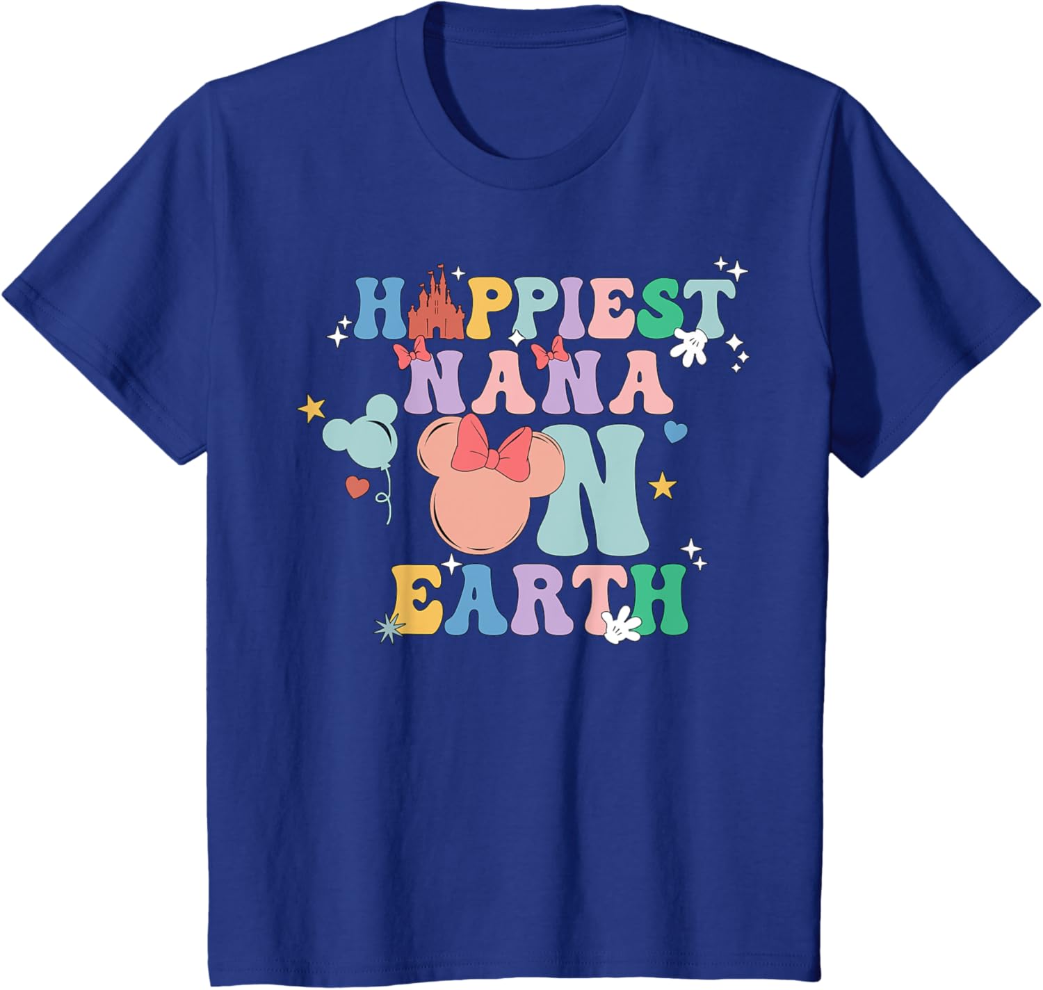 Happiest Nana On Earth Groovy Mom Mother's Day Mother Shirt