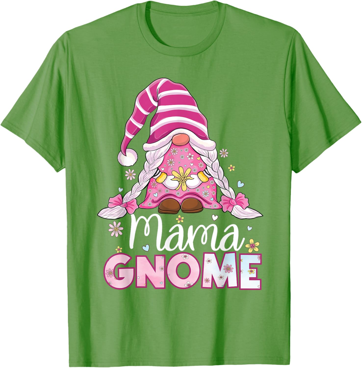 Flower For Mom Gnomies Cute Gnome Mom Happy Mother's Day