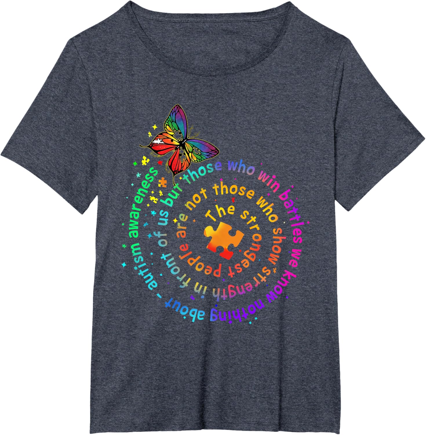 The Strongest People Butterfly Autism Awareness