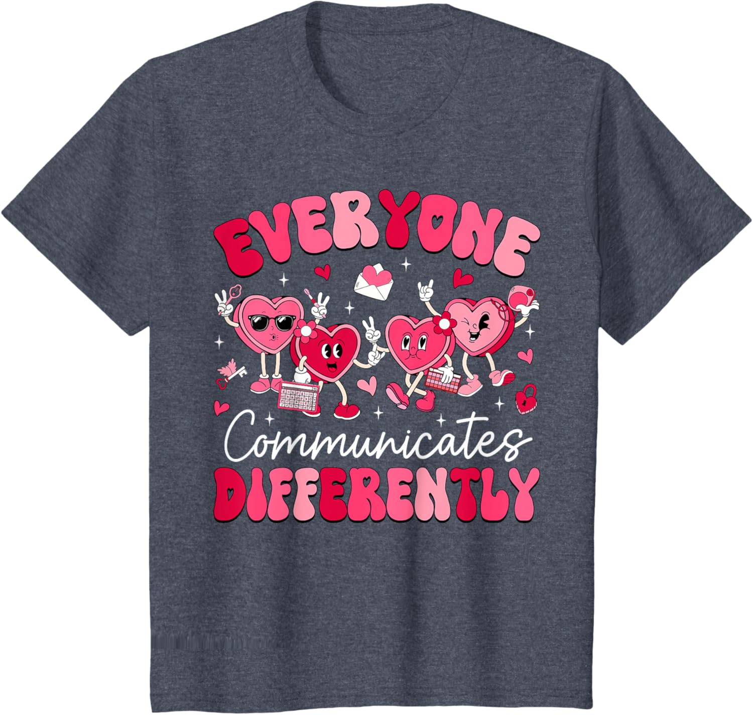 Everyone Communicates Differently Autism Valentines Day