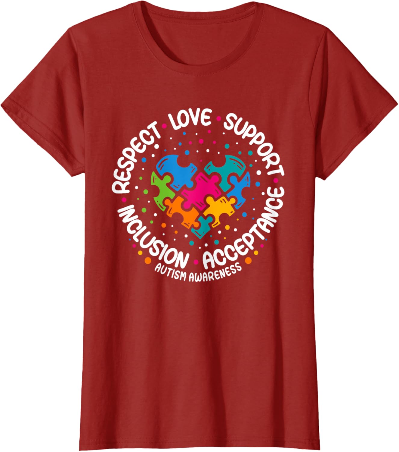 Autism Awareness Respect Love Support Blue Autism