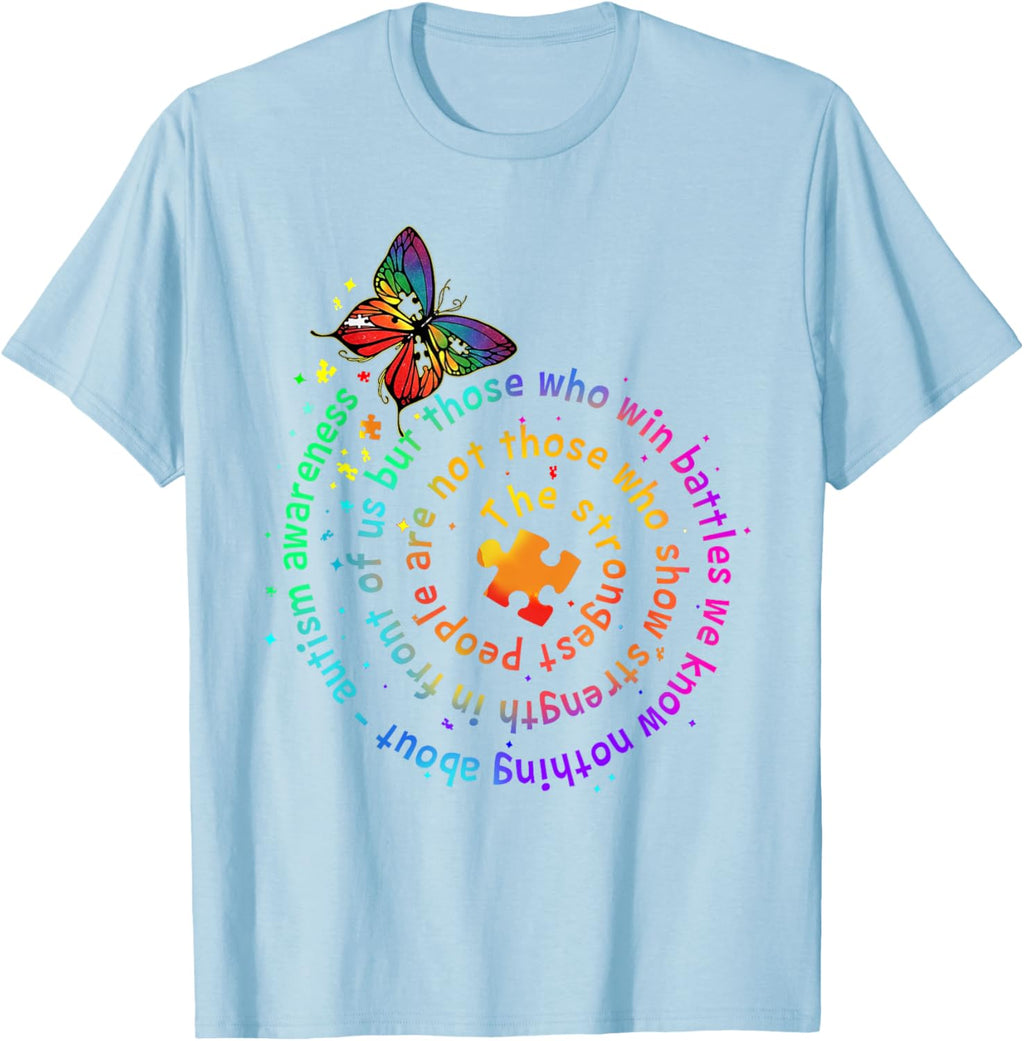 The Strongest People Butterfly Autism Awareness