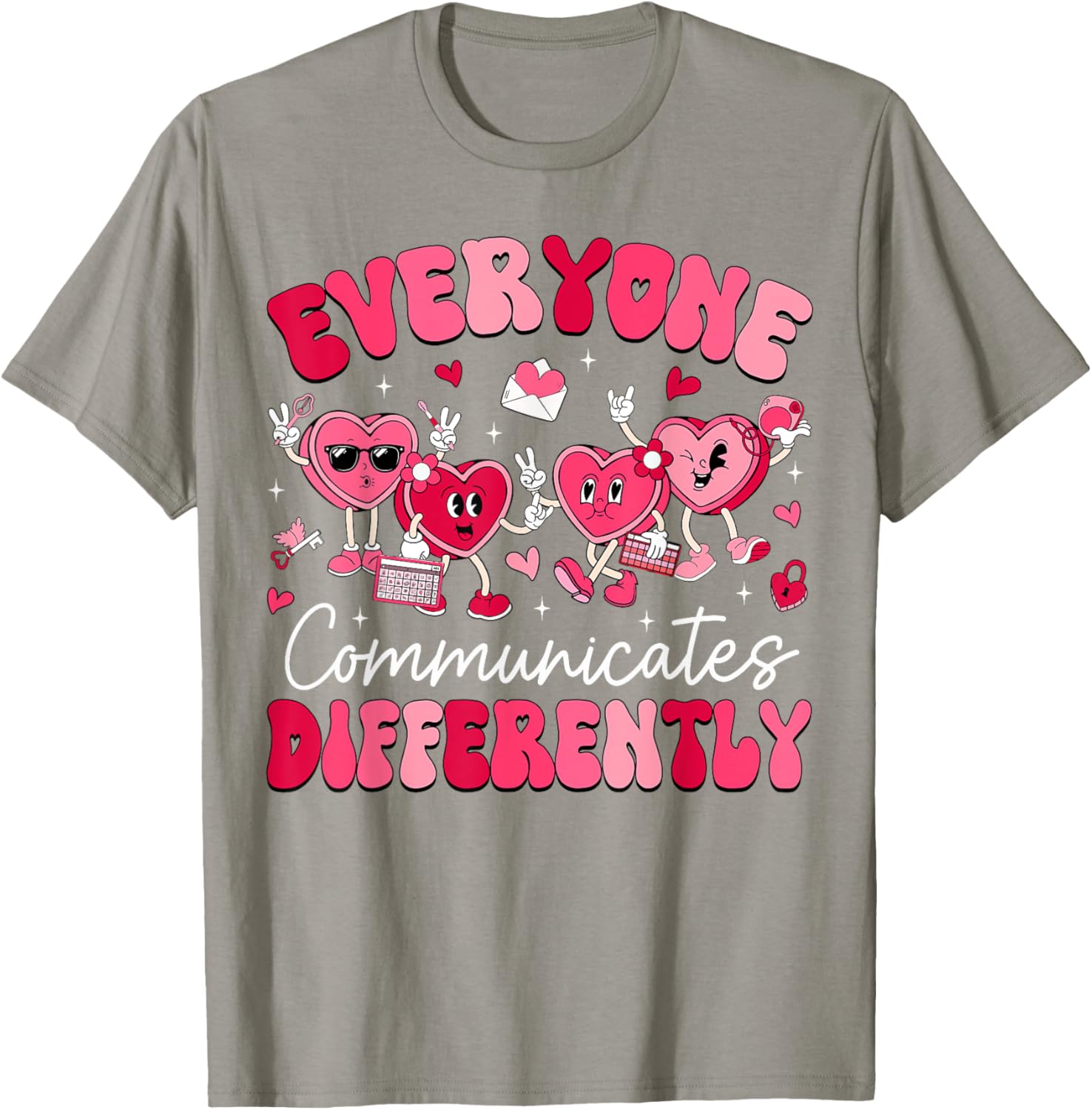 Everyone Communicates Differently Autism Valentines Day