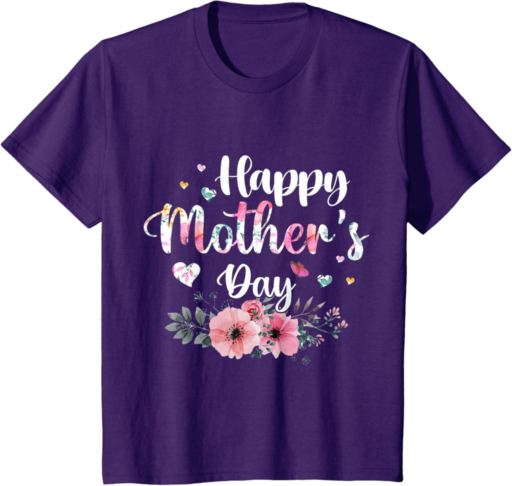 Happy Mother's Day 2025 Cute Floral for Women Mom Grandma
