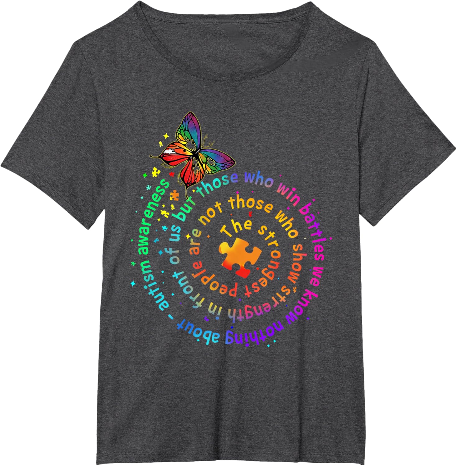 The Strongest People Butterfly Autism Awareness