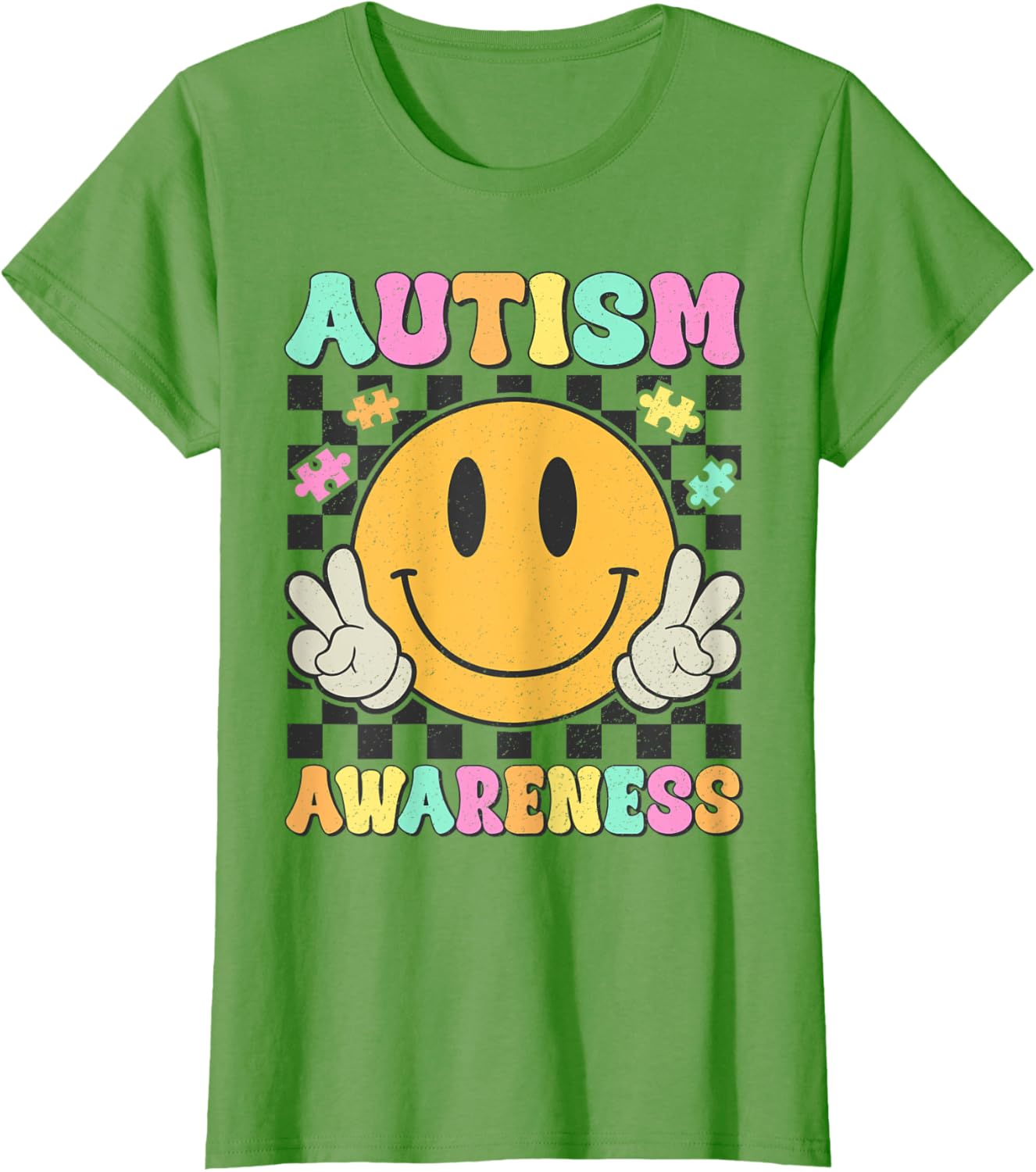 Autism Awareness Kids Men Women Smile Face Autistic Autism