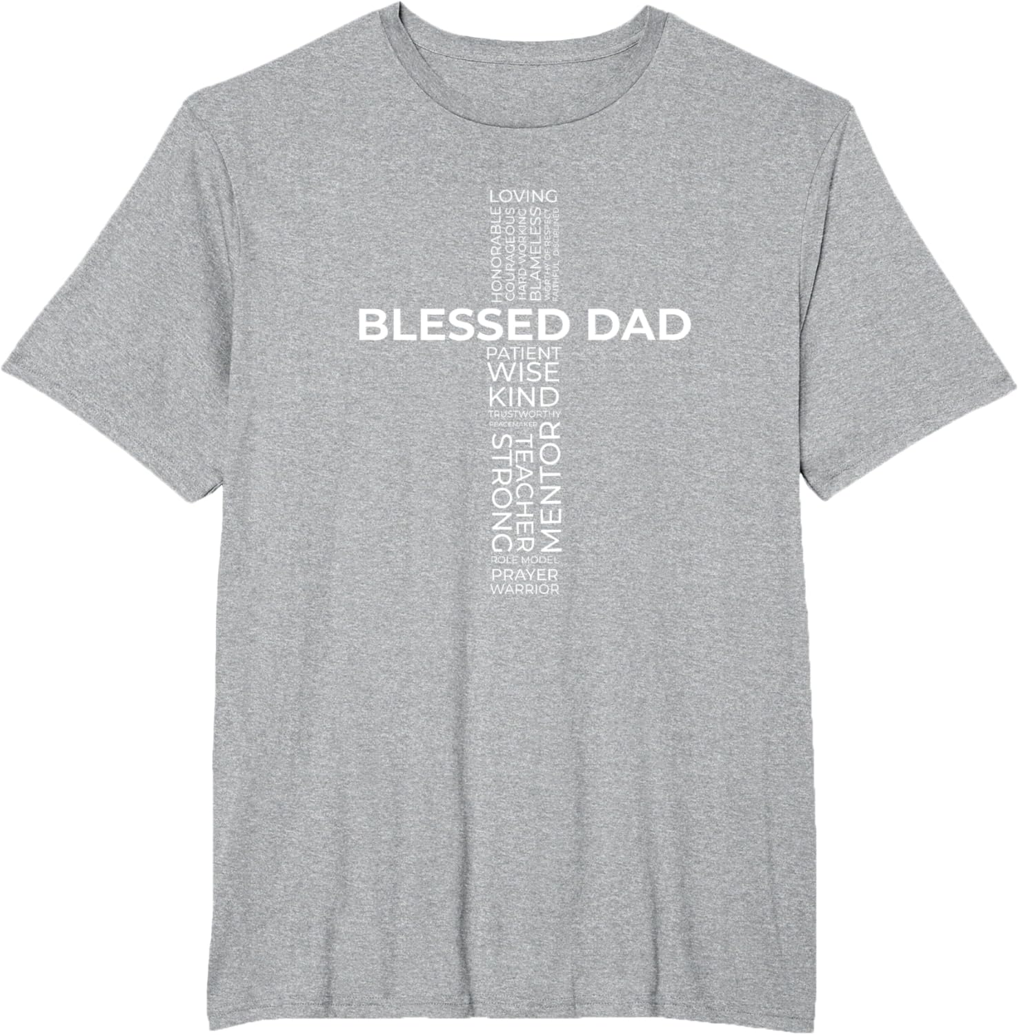 Christian Blessed Dad Cross Father's Day Shirt