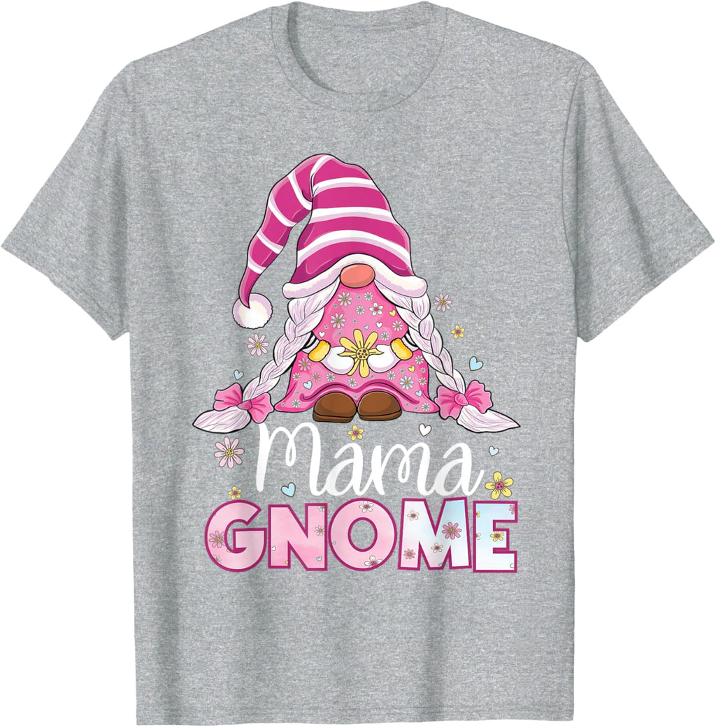 Flower For Mom Gnomies Cute Gnome Mom Happy Mother's Day
